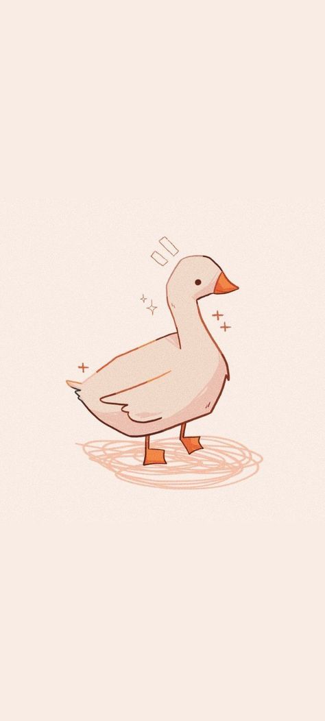 Goose Phone Wallpaper, Ducks Wallpaper Aesthetic, White Duck Wallpaper, Duck Wallpaper Ipad, Goose Background, Duck Wallpaper Aesthetic, Cute Duck Wallpaper, Geese Wallpaper, Duck Background