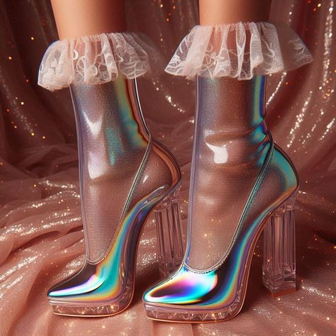 Mermaid Aesthetic Shoes, Mermaid Heels, Mermaid Aesthetic, Aesthetic Shoes, Mermaid, Heels