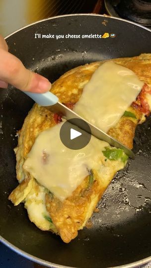 265K views · 10K reactions | Cheese Omelette✨

Ingredients:

3 eggs 
1/2 tsp salt
1 tsp black pepper 
2 tbsp fresh coriander 
3-4 tomato slices 
1 capsicum 
Mozzarella cheese 
Cheddar cheese slices 
2 tbsp oil

🧀 Keep the flame low while cooking it. 
.
.
.
.
.
.
[ cheese omelette recipe, easy breakfast ideas, quick omelette recipe, cheesy breakfast, protein-packed breakfast, comfort food ] 
#cheeseomelette #breakfastinspo #egglovers #foodielife #breakfastideas #comfortfood #foodreel #instafoodie #quickmeals #yummybreakfast #foodbloggers #reelitfeelit #breakfastgoals | nemrah | artmeetsfoodd · Original audio Omelette Ingredients, Easy Breakfast Ideas Quick, Breakfast Ideas Quick, Cheese Omelette Recipe, Omelette Recipe Easy, Cheesy Breakfast, Breakfast Protein, Packed Breakfast, Cheese Omelette