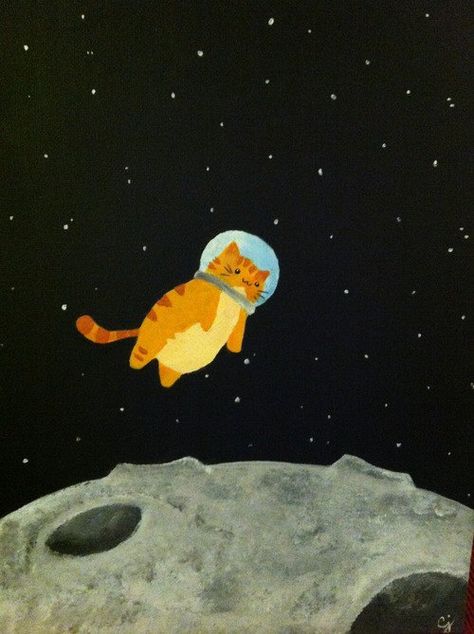 Art Mignon, Söt Katt, 강아지 그림, Bohol, Arte Inspo, Art Et Illustration, Space Cat, Cats Illustration, Cute Kittens