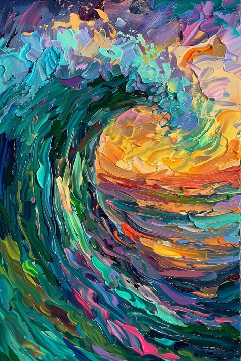 Iris Scott Art, 300 Dpi Images, Paint Brush Strokes, Abstract Ocean Painting, Ocean Waves Painting, Mosaic Art Diy, Whimsical Art Paintings, Abstract Painting Techniques, Canvas Art Projects