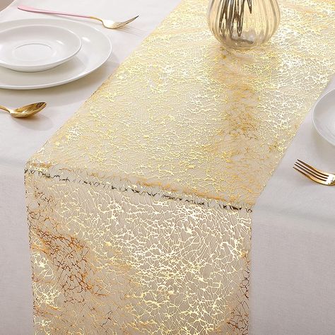 Rose Gold Table Runner, Gold Table Runner, Metallic Table, Elegant Party Decorations, Golden Table, Rose Gold Table, Glitter Table, Gold Table Runners, Tafel Decor