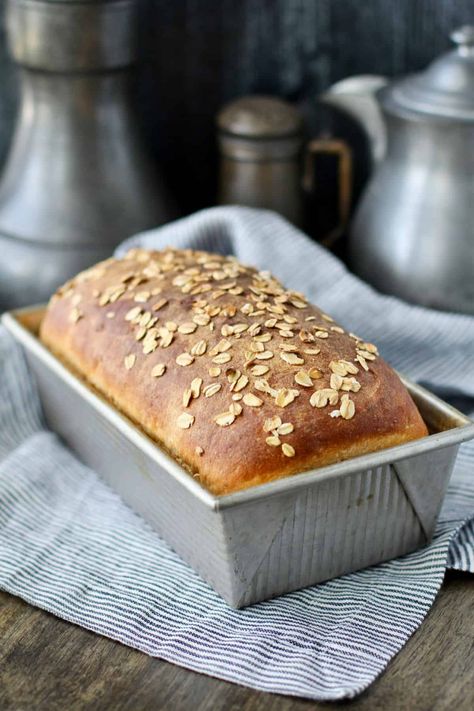 Oat and Potato Bread Oat Flour Bread, Flour Bread, Potato Flour, Potato Bread, Bread Loaf, Yeast Bread, Kitchen Stories, Oat Flour, Hearty Breakfast