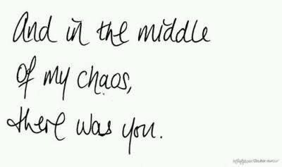 And in the middle of my chaos, there was you. Under Your Spell, Missing You Quotes, Relationship Help, You Quotes, Cute Love Quotes, Marriage Advice, Lyric Quotes, Pretty Words, About Love