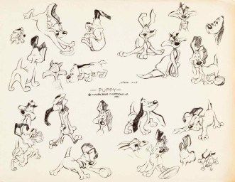 original-model-sheet76 Chuck Jones Drawings, Chuck Jones Art, Puppy Sketches, 1930s Cartoons, Character Design Cartoon, Chuck Jones, National Puppy Day, Last Unicorn, Disney Sketches