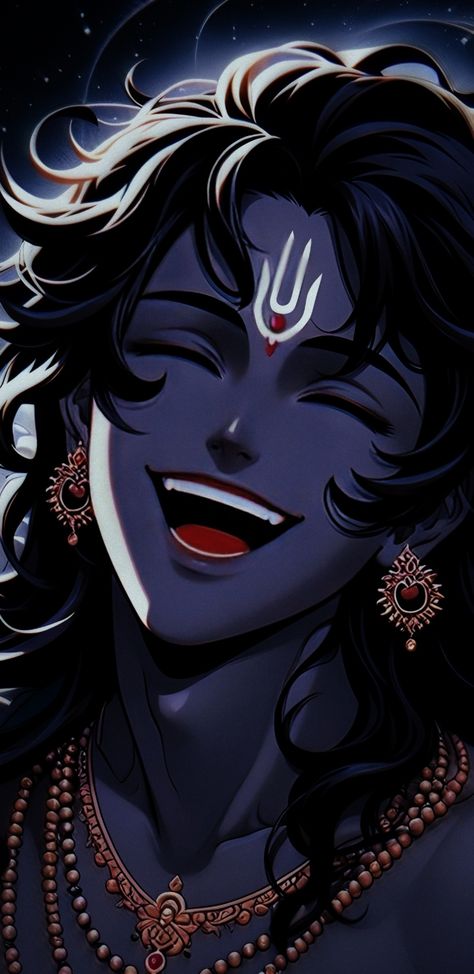 Indian Gods Wallpaper, Shri Krishna Aesthetic, Krishna Anime Wallpaper, Krishna Face Painting, Aesthetic Krishna Wallpaper, Hindu Aesthetic Wallpaper, Krishna Anime Art, Aesthetic Wallpaper For Boys, Jai Shri Ram Photo