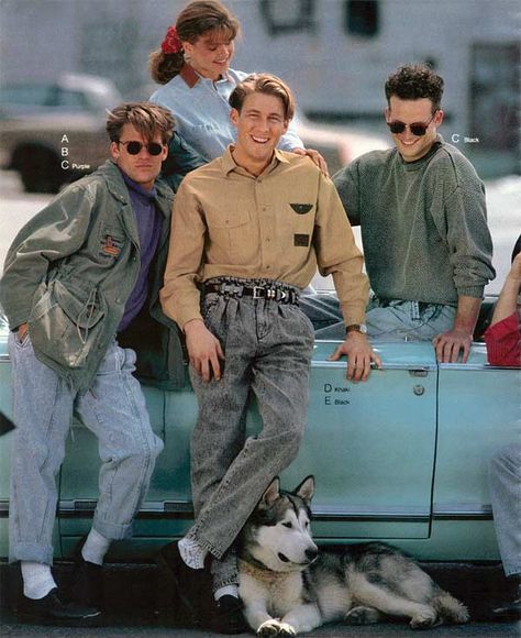 Fashion in the 1990s: Clothing Styles, Trends, Pictures & History 1990s Mens Fashion, 90s Men Fashion, Jcpenney Christmas Catalog, 1990s Men, 80s Fashion Men, Fashion Through The Decades, F Men, 90s Men, Look Retro