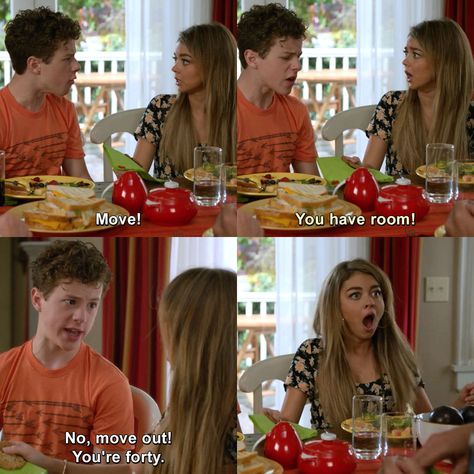 Funny Modern Family, Luke Dunphy, Modern Family Memes, Modern Family Funny, Haley Dunphy, Modern Family Quotes, Tv Series To Watch, The Mindy Project, Family Funny