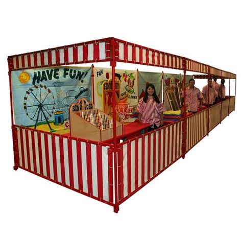 Game Booth Design, Island Birthday, Backyard Carnival, Carnival Booths, Game Booth, Island Party, Feather Centerpieces, Casino Night Party, Carnival Themes