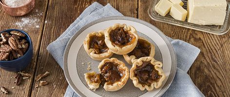 Becel Recipe coupon 52597 - Checkout 51 Plant Based Butter, Jam Tarts, Butter Tarts, Homemade Pastries, Pastry Blender, Mini Pies, Oats Recipes, Tart Recipes, Chopped Pecans