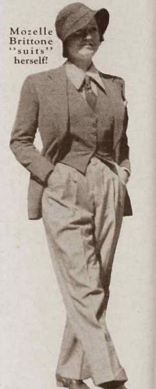 Menswear inspired, 1930s trousers + jacket + vest 1930s Outfits, Dandy Look, Clothes For Women In 30's, 1920s Fashion Women, Menswear Women, 1920s Women, Woman In Suit, Pinterest Challenge, 1920s Outfits