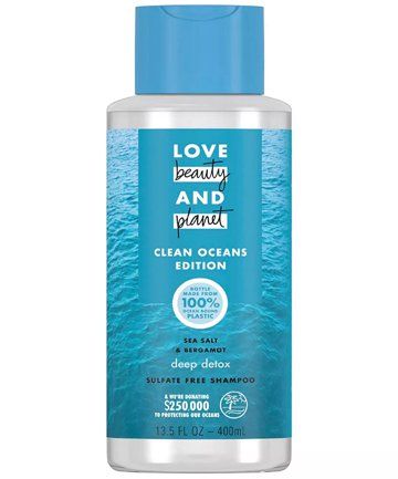 Do-Good Hair Day - Love Beauty and Planet Clean Oceans Edition Sulfate-Free Sea Salt & Bergamot Shampoo Beauty And Planet, Best Acne Products, Clean Ocean, Dream Cream, Green Algae, Maintaining Healthy Hair, Beauty Samples, Sulfate Free, Good Hair Day