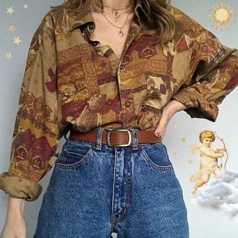 L o r e e e h h Stil Rock, Vintage Outfits 90s Retro, Grunge Outfits 90s, Thrift Store Outfits, Vintage Outfits 90s, 90s Inspired Outfits, Estilo Indie, 90s Fashion Grunge, Outfit 90s