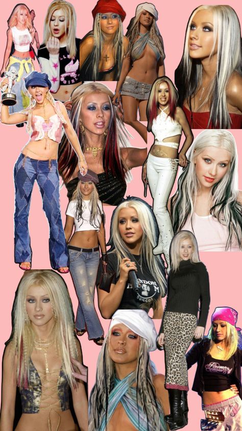 Pop princess Y2K 2000 Pop Stars, Iconic Y2k Characters, Early 2000s Pop Stars, Y2k Outfits Halloween, Y2k Popstar Aesthetic, Pop Icons Costume, Pop Star Halloween Costumes, 2000s Pop Aesthetic, Y2k Celebrity Fashion