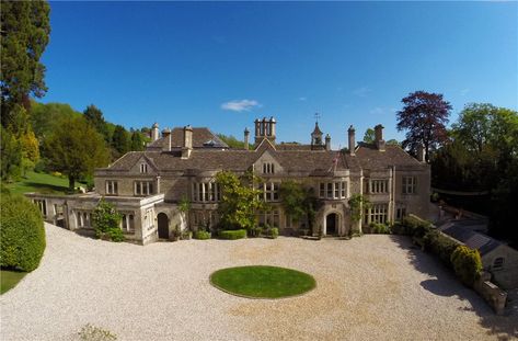 house for sale in Amberley, Stroud, Gloucestershire, GL5 - CHO150288 | Knight Frank Stroud Gloucestershire, Stone Pool, Dream Things, English Manor Houses, Stately Homes, Equestrian Facilities, English Manor, Manor Houses, Country Houses