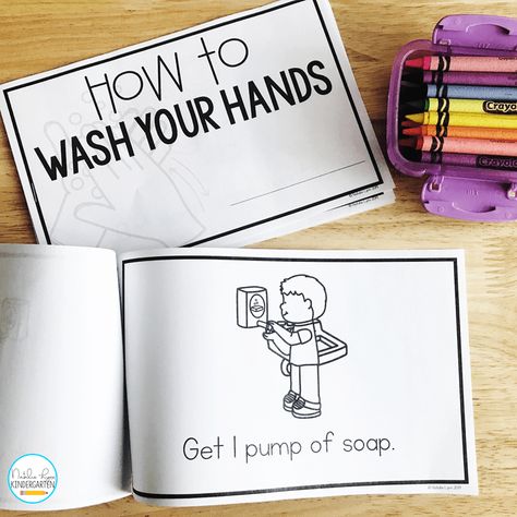 Germ Lesson For Kindergarten, Preschool Washing Hands Activities, Pre K Germs Lesson, Germs Activity Preschool, Learning About Germs Preschool, Germ Activity For Preschoolers, Germ Worksheets For Preschool, Hand Washing Crafts Preschool, Germs Are Not For Sharing Activities