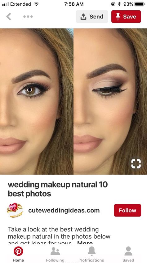 Fall Wedding Makeup, Bridal Makeup Tutorial, Wedding Hairstyles And Makeup, Makeup Bridesmaid, Bridesmaid Hair Makeup, Cut Crease Makeup, Bridal Makeup Natural, Wedding Day Makeup, Queen Makeup