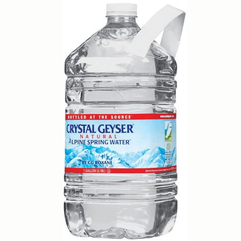 Crystal Geyser Water, Big Bottle Of Water, Jug Of Water, Water Gallon, 1 Gallon Water Bottle, Grill House, Water Jugs, Gallon Water Jug, Clean Drinking