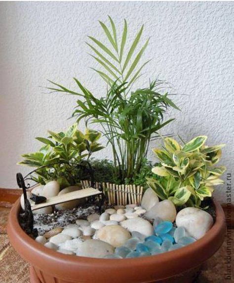 Fairies Garden, Miniature Zen Garden, Teacup Gardens, Nice Garden, Mini Zen Garden, Jardim Diy, Mini Gardens, Fantasy Garden, Succulent Garden Diy