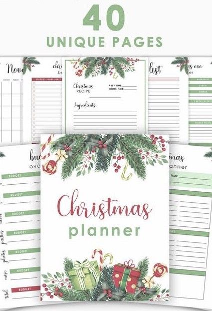 Christmas Party Planner, Party Host Gift, Printable Christmas Planner, Winter Gathering, Party Organisers, Gift Tracker, Budget Party, Event Organizer, Budget Gift