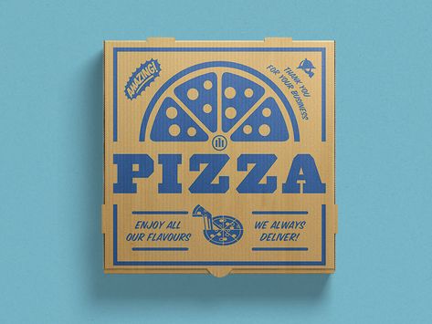 Pizza Box Design, Pizza Branding, Pizza Logo, Pizza Design, Pizza Boxes, Pizza Box, Food Graphic Design, Pizza Restaurant, Custom Printed Boxes