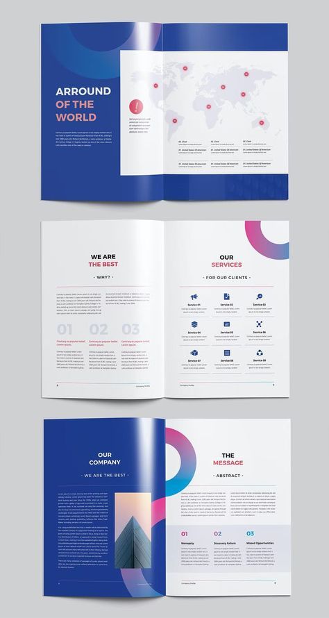 Company Profile Brochure Design Template INDD, IDML Booklet Design Layout, Organizational Chart Design, Company Brochure Design, Company Profile Design Templates, Digital Brochure, Company Profile Brochure, Ebook Template Design, Catalog Design Layout, Catalog Ideas