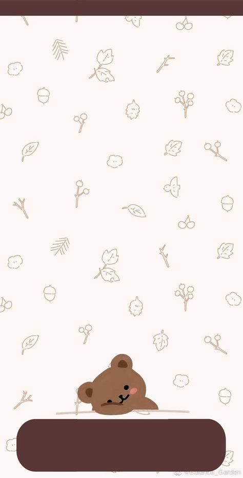 Soft Brown Wallpaper, Soft Brown Aesthetic Wallpaper, Cute Brown Wallpaper, Brown Aesthetic Wallpaper Iphone, Cute Bear Wallpaper, Brown Widget, Bear Icon, Cat Phone Wallpaper, Handy Wallpaper