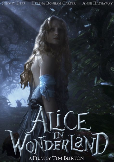 Alice And Wonderland Movie, 2011 Aesthetic, Lion Woman, Alice In Wonderland 2010, Disney Movie Trivia, Wonderland Poster, Wonderland Aesthetic, Alice In Wonderland Poster, Alice And Wonderland