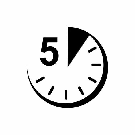 5 Minute Timer, Timer Watch, Line Web, Office Icon, Timer Clock, People Talking, Geometric Vector, Simple Icon, Web Icons