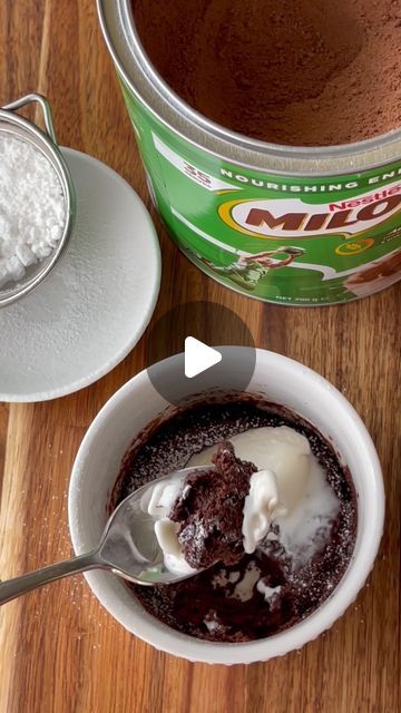 Best Recipes on Instagram: "We still can’t believe this works. It literally tastes like a fudgy brownie! 🤯 Click the link in our Instagram bio for the full recipe or Google “BestRecipes 2-ingredient Milo cake”.   #milo #mugcake #easydessert #microwavedessert #mugcakes" Milo Recipe, Milo Cake, Mug Deserts, Fudgy Cake, Microwave Dessert, Cake Hacks, Fudgy Brownie, Microwave Recipes, 2 Ingredient