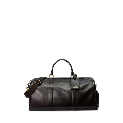 Crafted from smooth full-grain leather this handsome duffel bag offers multiple storage compartments in a streamlined silhouette. Mens Duffle Bag, Mens Gym Bag, Leather Duffel Bag, Leather Weekender Bag, Leather Duffel, Leather Duffle Bag, Leather Duffle, Mens Leather Bag, Storage Compartments