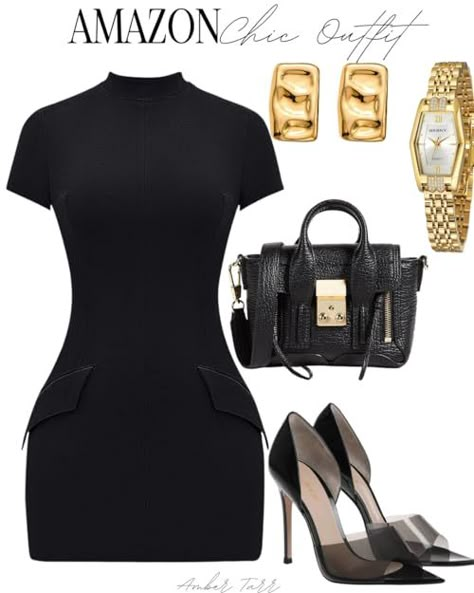 Amber Tarr's Amazon Page Amazon Looks Black Women, Classy Amazon Outfits, Black And Gold Outfit Casual, Amazon Outfits Black Women, Polyvore Outfits Classy, Classy Black Women, Amazon Outfits Women, Amazon Outfit Ideas, Outfit Ideas Amazon