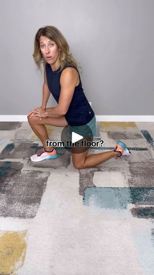 63K views · 5.9K reactions | The key is…

Single leg strength ‼️

The short clip of the woman in this video represents the possibilities of this exercise! This is one of the primary exercises we focused on to help her get up from the floor with bone on bone knees ☝🏽

It can be possible to build the strength to feel confident standing up again 💪🏽

Starting with 5-8 repetitions each side can be a good place to start. Use support as needed and modify as your body needs ⚠️

Now I know kneeling can be tricky but that is also something that can be improved upon ✅

There is a whole Level inside of Adventurers for Life, my arthritis workout membership that works on single leg strength and building up the tolerance to kneeling with specific exercises ☝🏽

This exercise can be a great place to st Lady Exercise, Alyssa Kuhn, Knee Strength, Target Workout, Dairy Free Breastfeeding, How To Strengthen Knees, Knee Strengthening, Knee Strengthening Exercises, Knee Pain Exercises