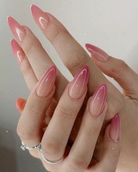 Classic Fade french ombre nails Uñas Coquette, Ombre Nail Design, Monochrome Nails, Ombre Manicure, Pink Ombre Nails, Ombre Nails Glitter, Ombre Nail Designs, Nail Art Ombre, Red Nail Designs