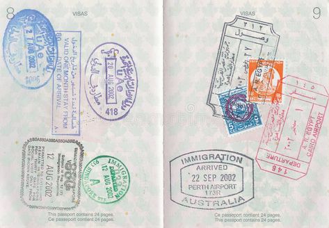 Passport Stamps. Passports stamps from countries such as Australia, Egypt, Unite , #Ad, #stamps, #countries, #Passports, #Passport, #Stamps #ad Etsy Journals, Full Passport, Passport Aesthetic, Stamped Passport, Living In Belize, Passport Design, South East Asia Backpacking, 2025 Moodboard, Restaurant Promotions