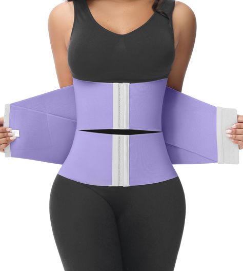 PRICES MAY VARY. Size Selection about Segmented Waist Trainer: Due to the high shaping effect of this SHAPSHE waist trainer for women, we usually recommend that you choose a size smaller. Meanwhile，we give you 3 extension hooks to help you increase the adjustable range laterally. If you have any questions after purchasing this triple wrap waist trainer, we will be happy to solve your problem Long-lasting Waist Trainer: SHAPSHE waist cincher shapewear is made of 75% nylon and 25% spandex. The bod Wrap Waist Trainer, Hourglass Waist Trainer, Workout Waist, Belly Belt, Waist Trainer Workout, Waist Shapers, Waist Trimmer, Body Shapewear, Lower Belly Fat