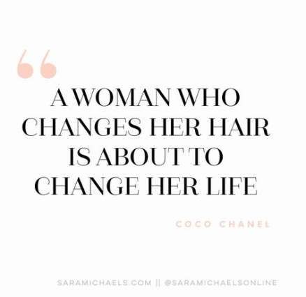 Ho, Ho, HAIR! Fashion Quotes Motivation, Fitness Inspo Quotes, Fashion Quotes Coco Chanel, New Hair Quotes, Quotes Lost, Hair Captions, Hair Salon Quotes, Citation Nature, Transformation Quotes