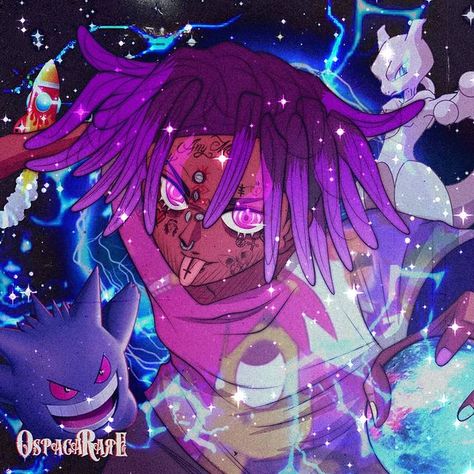 All posts • Instagram Rapper And Anime, Trash Gang, Aesthetic Gallery, Art Pfp, Dope Cartoons, Anime Rapper, Purple Stuff, Rapper Art, Dope Cartoon Art