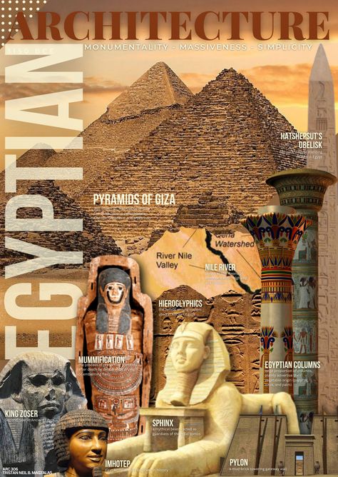 Egypt Poster Design, Ancient Egypt Architecture, Ancient Egyptian Artwork, Egyptian Poster, Egyptian Aesthetic, Egyptian Drawings, Egypt Poster, Ancient Egyptian Architecture, Egyptian Architecture