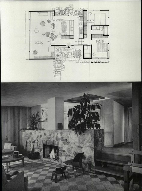 Mid Century Floor Plans, House Plans Mid Century Modern, Midcentury House Plans, House Plans Mid Century, Usonian House Plans, Mid Century Modern Floor Plans, Usonian House, Mid Century Modern House Plans, Midcentury Architecture