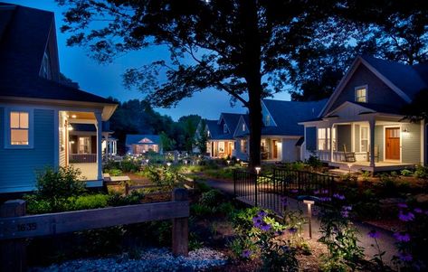 The Allure Of Pocket Neighborhoods Small House Communities, Ross Chapin, Pocket Neighborhood, Tiny House Village, Tiny House Community, Prefabricated Houses, Real Estate Quotes, Tool Sheds, An Architect