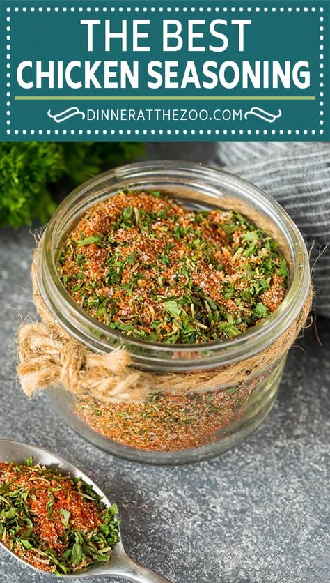 Simple Chicken Seasoning, Simple Chicken Brine, Best Chicken Seasoning, Roast Chicken Seasoning, Chicken Seasoning Recipes, Homemade Dry Mixes, Spice Blends Recipes, Spice Mix Recipes, Homemade Mixes