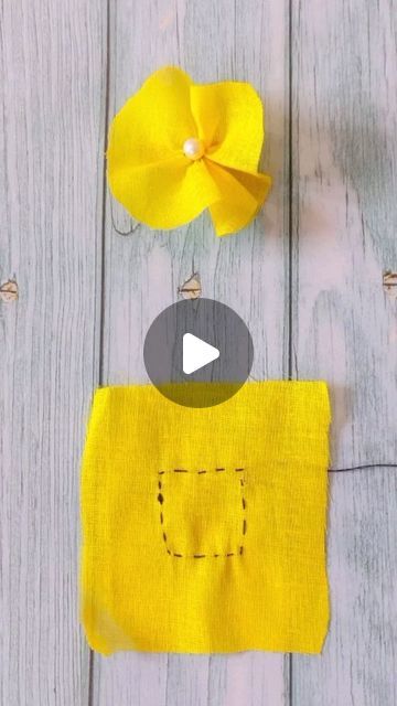 Shaily Quicky Crafts🌺 on Instagram: "Fabric Flowers 💐   Fabric used Cotton   10 cm Square used  #reelsindia #reelsvideo #trending #viral #fabricbow #fabricflowers #scrapfabricproject #Scrunchies" Fabric Rosette Diy, Fabric Flowers Diy Easy, Easy Fabric Flowers, Fabric Rosette, Scrap Fabric Projects, Flowers Fabric, Burlap Flowers, Cloth Flowers, Fabric Flowers Diy