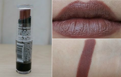 Wet N Wild Mochalicious, Wet N Wild Mochalicious Lipstick, Wet N Wild Lipstick, Best Lipstick Color, Mocha Mousse, Acne Makeup, Wild Makeup, Lip Color Lipstick, 90s Makeup