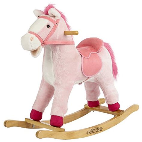 Rockin' Rider Dazzle Rocking Horse Ride On -- Click here for more details @ Plush Rocking Horse, Kids Rocking Horse, Baby Rocking Horse, Cowboy Song, Pony Gift, Plush Horse, Glittery Eyes, Rocking Toy, Wooden Rocking Horse