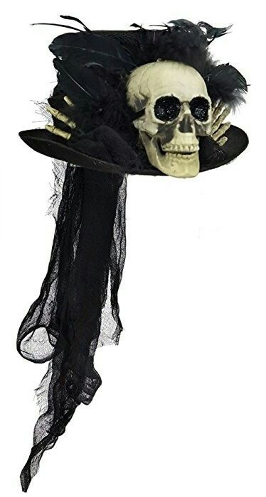 Witch Doctor Costume, Skull Top Hat, Voodoo Skull, Voodoo Costume, Voodoo Halloween, Bethany Lowe Halloween, Folk Art Decor, Hallowen Ideas, Halloween Folk Art