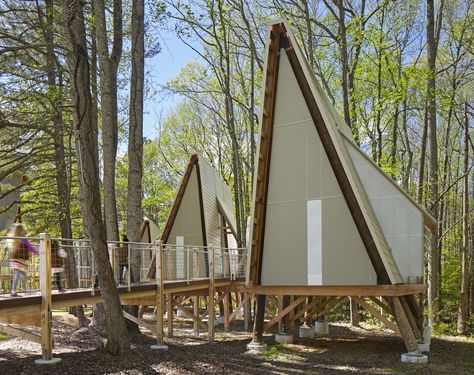 Camp Graham,© Mark Herboth Photography LLC Eco Lodge Architecture, Camp Design Ideas, Camping Architecture, Camp Architecture, Eco Camp, Eco House Design, Eco Lodge, Camping Glamping, A Frame House