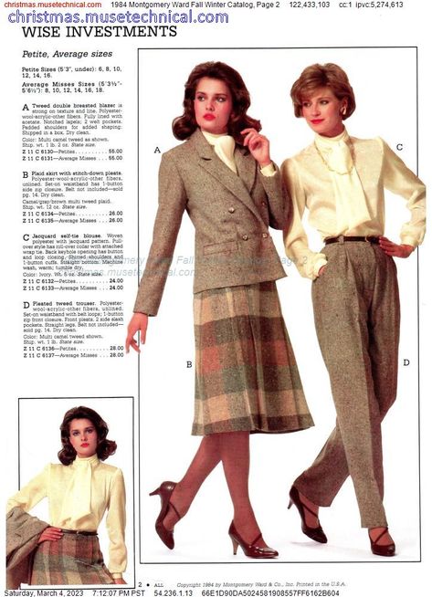 1980s Catalog, 1984 Fashion, Cottage Fashion, 1980s Fashion Women, 1980 Fashion, 1980s Women, Outfits 70s, Corporate Fashion, 80s And 90s Fashion