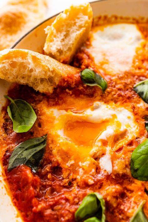 Best Italian Eggs in Purgatory Recipe Italian Egg Breakfast, Eggs Purgatory Recipe, Eggs In Purgatory Recipe, Eggs In Purgatory, Italian Eggs, Egg Dish, Egg Breakfast, How To Cook Eggs, Egg Recipes