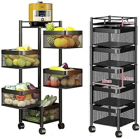 Kitchen Storage Racks, Shelf For Kitchen, Vegetable Rack, Vegetable Stand, Standing Shelf, Fruit And Vegetable Storage, Kitchen Storage Shelves, Kitchen Baskets, Vegetable Storage